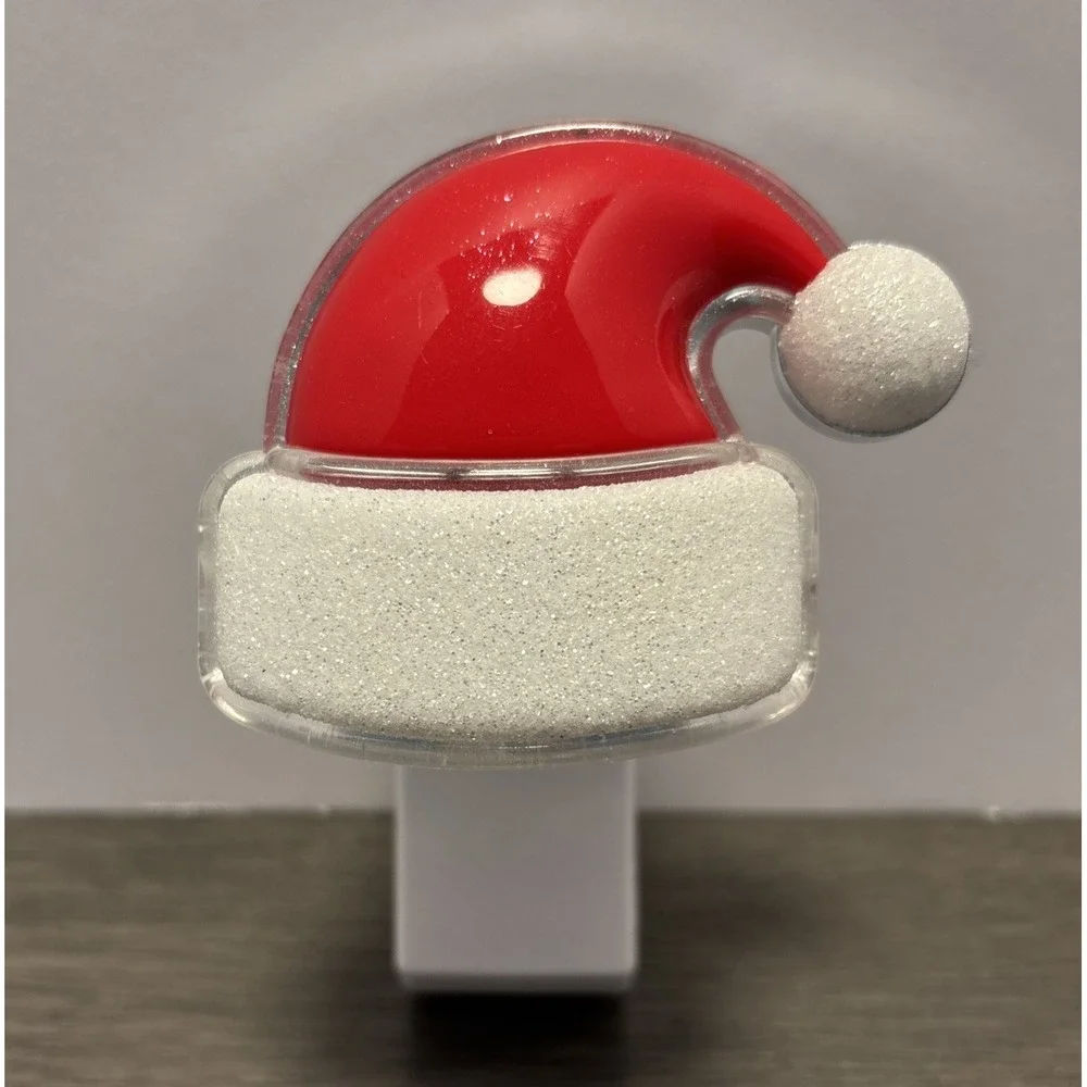 Bath Body Works Wallflowers Santa Cap Christmas Light Plug in Diffuser Hat Glow - Picture 1 of 8